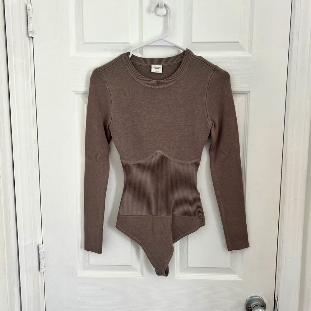 Abercrombie & Fitch Bodysuit - Taupe